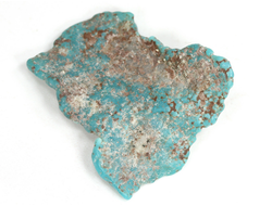 Бирюза, необработанный, дикий образец, США, Аризона (34*30*9 мм, 5,1 г) №37595