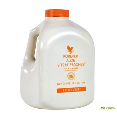 Гель Алоэ Вера с персиком Forever Aloe Bits N Peaches