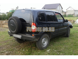 Задний силовой бампер серии Туризм на Chevrolet NIVA 2002-2020 (03.116.01)