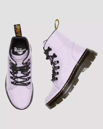 Ботинки Dr. Martens Combs Women's Nylon Lilac Cyclone