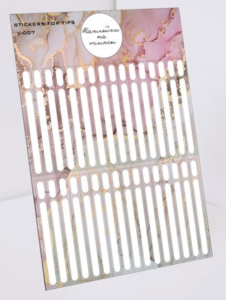 Виниловые наклейки на типсы V-007