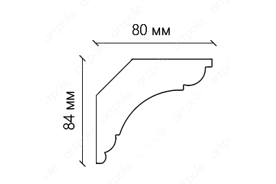 Карниз гладкий SKT44