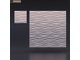 Декоративная облицовочная 3Д панель Kamastone Острые волны 1011 под покраску, гипс