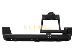 Задний силовой бампер серии Туризм на УАЗ Патриот 2005- (03.132.51)