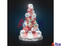 Светодиодная елка из шаров, 7 м