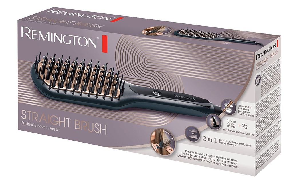 Расческа для выпрямления волос REMINGTON STRAIGHT BRUSH 230.