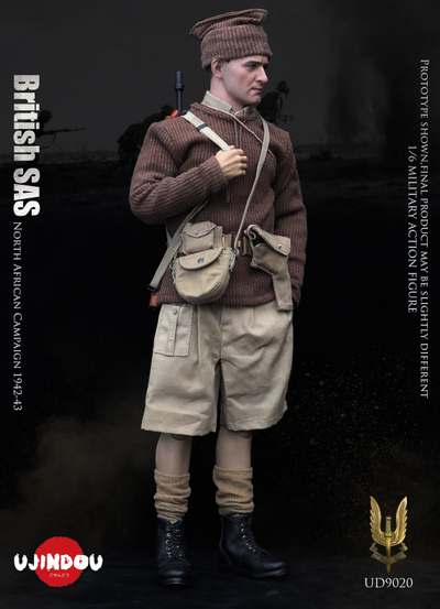 Боец SAS в Северной Африке 1942-1943 г - КОЛЛЕКЦИОННАЯ ФИГУРКА 1/6 WWII BRITISH SAS North African Campaign 1942-43 (UD9020) - UJINDOU