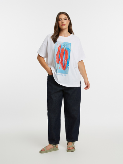 Женская футболка с принтом