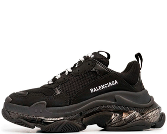 Balenciaga Triple S Clear Sole Black
