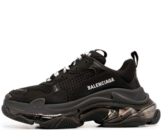 Кроссовки Balenciaga Triple S Clear Sole Black