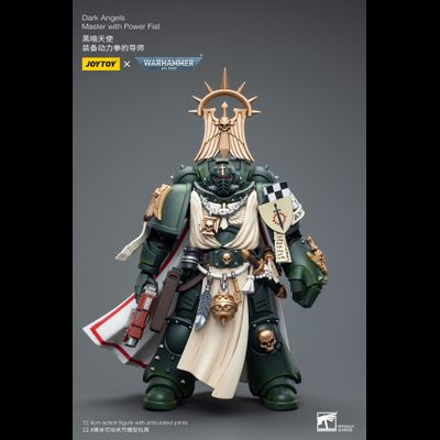 Магистр Темных Ангелов (Warhammer 40k) - КОЛЛЕКЦИОННАЯ ФИГУРКА 1/18 Dark Angels Master with Power Fist (JT7691) - JOYTOY