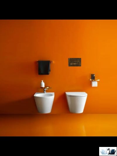 Инсталляция для унитаза Creavit GR5003.01 с кнопкой Ore GP3007.00 бронза матовая