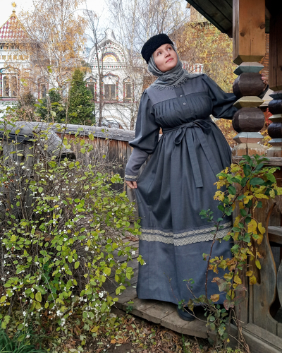 Платье «Поморское» шерстяное