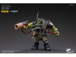 Орк связист Вагзук (Warhammer 40k) - КОЛЛЕКЦИОННАЯ ФИГУРКА 1/18 Ork Kommandos Comms Boy Wagzuk (JT2979) - JOYTOY