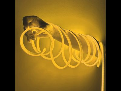 Гибкий светодиодный неон 2835 120LED/m 8x16мм 220V IP67 Yellow