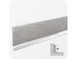 Плинтус из нержавеющей стали Лука Пл 60НС.2700.001