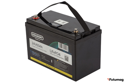 Литиевый тяговый аккумулятор Gelbert LiFePO4 (24V/65Ah/65A/1,560Wh) BT/Display