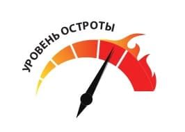 Уровень остроты Корейской лапши Самянг Булдак Сыр