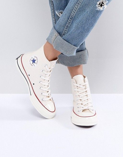 Белые  Converse  70 купить не дорого 162053C