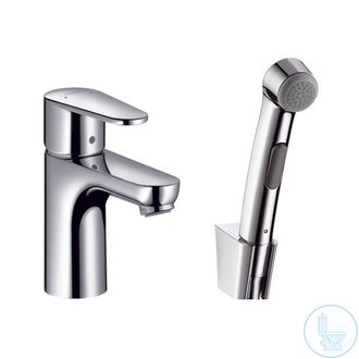 Смеситель для раковины Hansgrohe Talis E2 (Германия) с гигиеническим душем