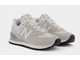 New Balance 574 Серые (Экозамша) сбоку