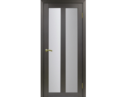 Межкомнатная дверь "Турин-521.22" венге (стекло сатинато)