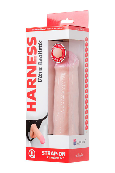 737403 Страпон на креплении с поясом Harness LoveToy