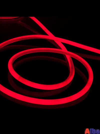 Неон круглый 220V Красный D16мм