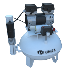 Безмасляный компрессор СБ4-24.OLD20СД С осушителем, с ресивером 24 л, 180 л/мин | Remeza (Белоруссия)