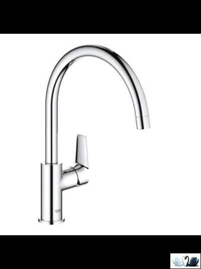 Смеситель для кухни Grohe BauEdge 31367001, высокий поворотный носик