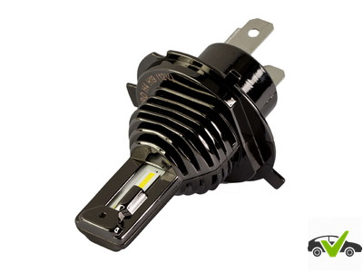 COMPACT-F2 H4/H19 20W (Яркость 2700Lm) 5000K 12V (комплект 2шт) Гар. 1 год