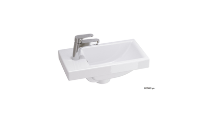 Раковина встраиваемая Cersanit COMO 40 50 60 70 80 100 см белая с отверстием