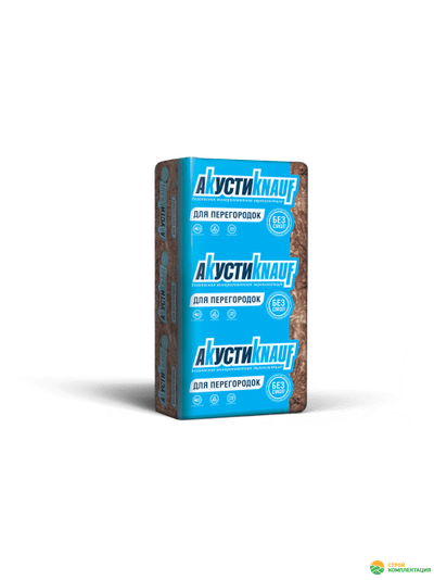 Плита звукоизоляционная АкустиKNAUF AS 037 1230х610х50 мм (16 шт; 12 м2/уп)