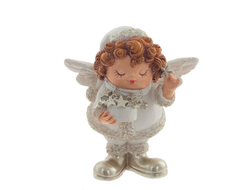 Новогодняя  фигурка Ангел с звездочками