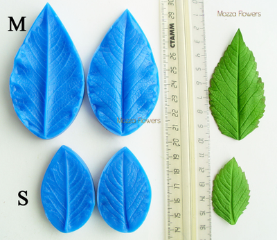 "Лист георгина" Силиконовый молд  (вайнер)