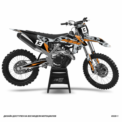 Наклейки на мотоцикл KTM 125-450 SX, SXF 2019-2022, EXC 2020-2023/GR8 #6529-1