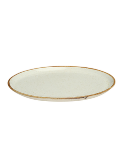 Тарелка для пиццы 20 см цвет бежевый