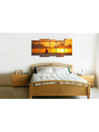 Модульная картина "Парусник"