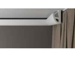 Потолочный плинтус для подсветки DECOR-DIZAYN DD510, из дюрополимера, под покраску, ударопрочный