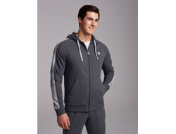 Теплый спортивный костюм мужской  12SKM--1415, темно-серый