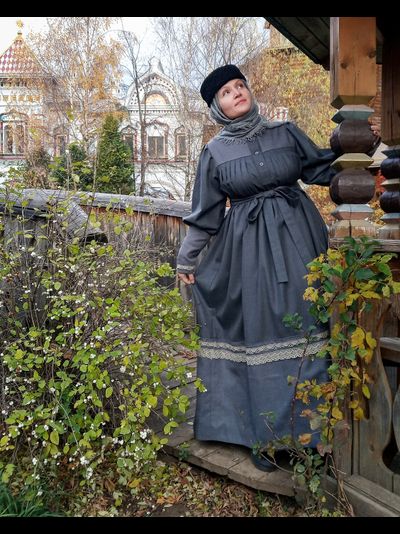 Платье «Поморское» шерстяное