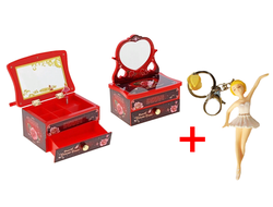 Шкатулка музыкальная с балериной Трюмо