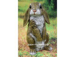 Зайчик ушастик 24*16см   0,4кг   полистоун Россия 885//012691