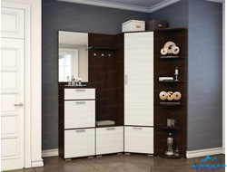 МОДУЛЬНАЯ ПРИХОЖАЯ НИКА 1700*1060, венге/лоредо