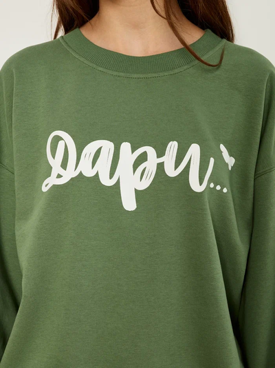 ЖЕНСКИЙ СВИТШОТ ОЛИВА "ДАРИ"