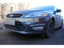 Защита радиатора Ford Mondeo IV 2010-2014 с парктроником black