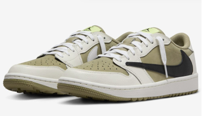 Nike Air Jordan Retro 1 Low Golf X Travis Scott сбоку