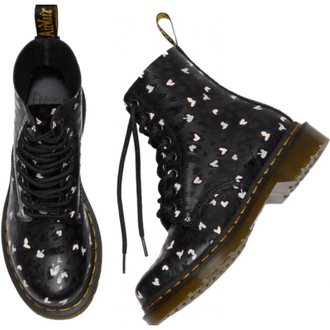 Обувь DR.MARTENS 1460 с сердцами черные