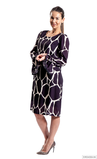 Платье с рисунком animale Linea Cinque 37/21248 (р. 46/ 48 RU)