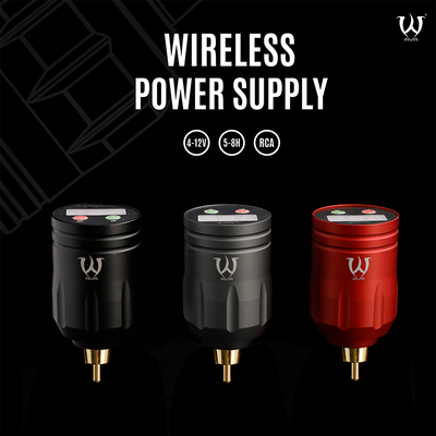 Беспроводной блок питания AVA W5 WIRELESS TATTOO BATTERY RED